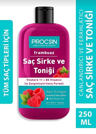 Frambuazlı Saç Sirke Ve Toniği 250 ml