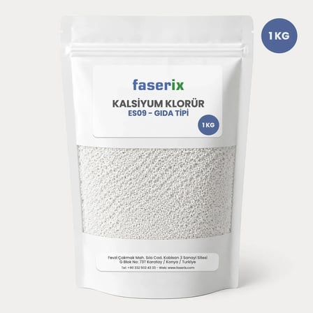 Kalsiyum Klorür(E509 Gıda Tipi) 1 Kg