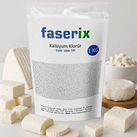 Kalsiyum Klorür(E509 Gıda Tipi) 1 Kg