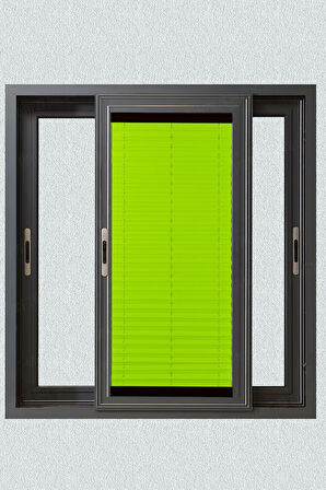 Toz Tutmaz Fıstık Yeşili Plise Perde Antibakteriyel - Cam Balkon & PVC Pencere Plise Perde Modelleri