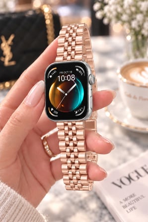 Huawei Watch Fit 3 / Fit 4 / Fit 4 Pro / Fit 5 / Fit 5 Pro Uyumlu Paslanmaz Çelik Metal Kordon Kayış