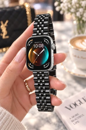 Huawei Watch Fit 3 / Fit 4 / Fit 4 Pro / Fit 5 / Fit 5 Pro Uyumlu Paslanmaz Çelik Metal Kordon Kayış