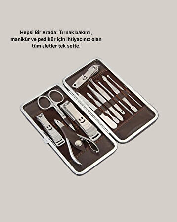 Taşınabilir Çok Fonksiyonlu Kişisel Bakım Seti El Ve Ayak İçin