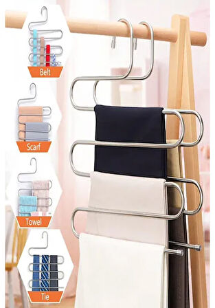 Krom Pantolon Askısı