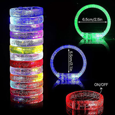 Led Işıklı Pilli Bileklik