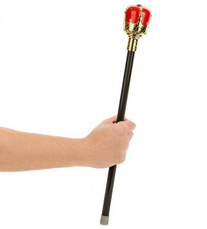 Altın Prenses Tacı Ve Kırmızı Asası