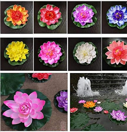 Dekoratif Yapay Lotus Çiçeği