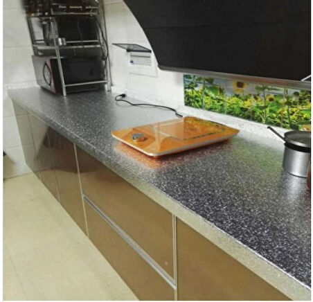 Alüminyum Folyo Yapışkanlı Mutfak Koruyucu Folyo 2 Metre