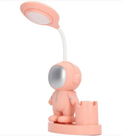 Led Astronot Masa Lambası Ve Kalemlik