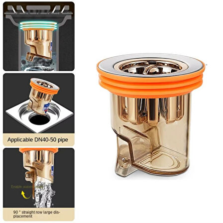 Koku Ve Geri Akış Önleyici Gider Aparatı