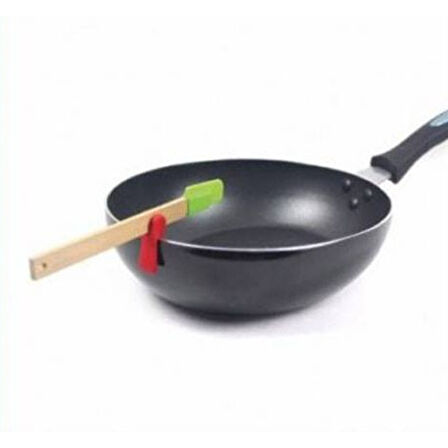 Silikon Tava Kaşık Tutacağı 3'Lü Paket