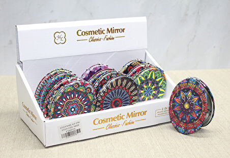 Taşlı El Aynası Oval İnce Model 4