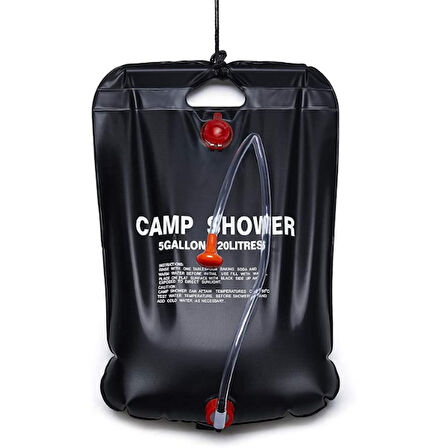 20 Litre Solar Isıtıcılı Kamp Duş Torbası