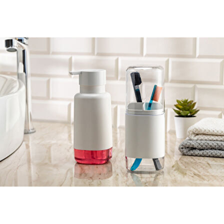 2'Li Sıvı Sabunluk Ve Diş Fırçalık Seti