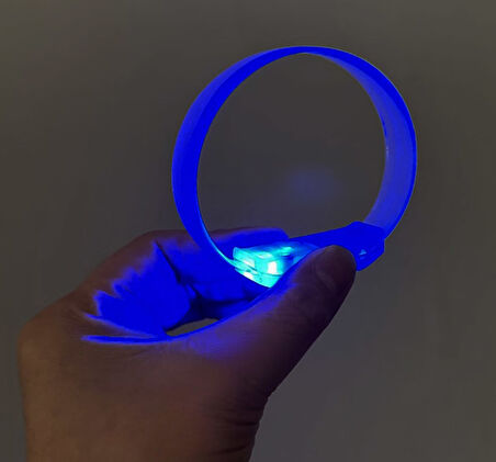 3 Modlu Pilli Led Işıklı Esnek Parti Bilekliği