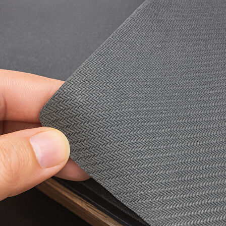 Kaymaz Alt Tabanlı Siyah Mouse Pad 40X30 Cm