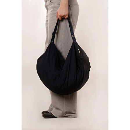 Lacivert Katlanabilir Seyahat Çantası