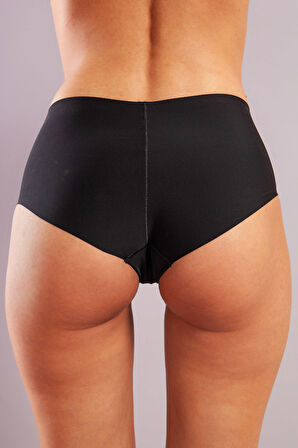 Golshan Girdle İnvisible Slip, İz Yapmayan Görünmez Lazer Kesim Siyah Külot