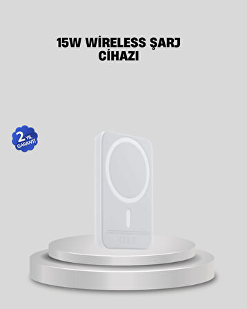 15W Araç Telefon Tutucu Kablosuz Hızlı Şarj Özellikli