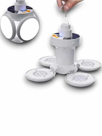 5 Kanatli Solar Lamba