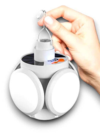 5 Kanatli Solar Lamba