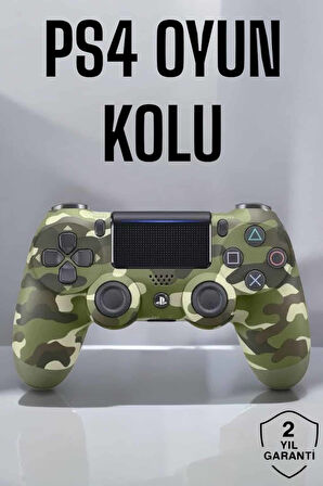 Ps4 Oyun Kolu Kamuflaj Desenli Joystick