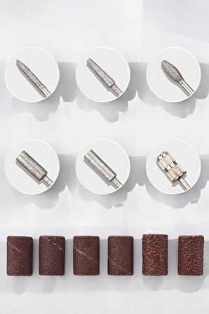 Protez Tırnak Manikür Ve Pedikür Seti Elektrikli