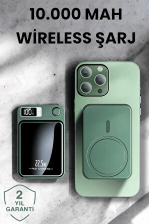 Pratik Ve Taşınabilir 10.000 Mah Wireless Hızlı Şarj Avantajı