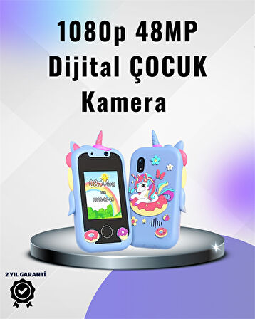 Çocuklar İçin Eğitici Ve Eğlenceli Dijital Kamera