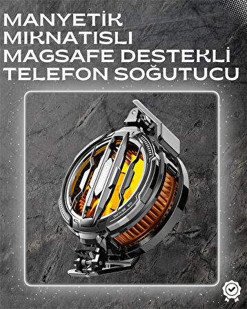 Led Işıklı Telefon Soğutucu | Sessiz Fan | Mıknatıslı Ve Aparatlı Bağlantı