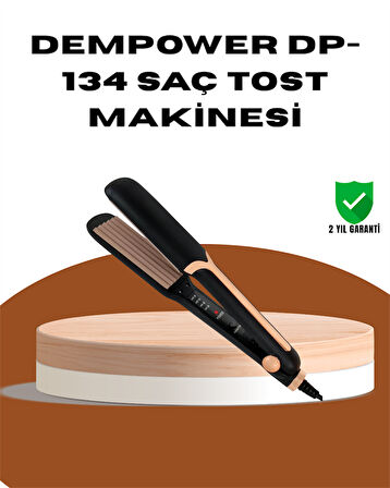 Dempower Dp-134 Saç Tost Makinesi – Kolay Kullanım, Hızlı Sonuç, Uzun Süre Kalıcılık