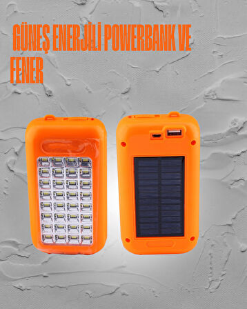 Güneş Enerjili Led Işıldak – 10000 Mah, Su Geçirmez, 32 Led, Taşınabilir Tasarım