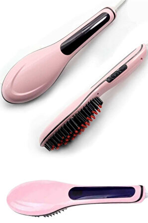 Saç Düzleştirici Tarak Dijital Göstergeli Seramik Kaplama Sıkı Dişli