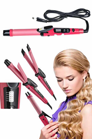 Saç Düzleştirici Ve Maşa İkili Saç Şekillendirici Tüm Saç Tiplerine Uygun