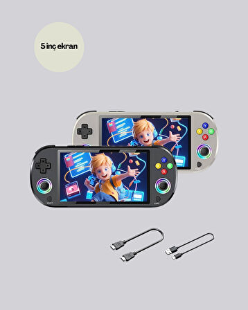 Rgb Işıklı Joystickli El Tipi Oyun Cihazı