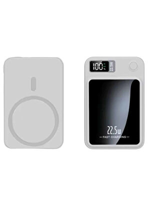 Taşınabilir Şarj 10.000 Mah Hızlı Şarj Led Göstergeli Kablosuz