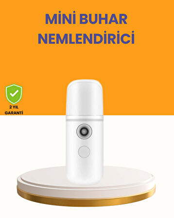 Taşınabilir Şarjlı Buhar Nemlendirici – Kablosuz Akıllı Teknolojili Mini Cilt Ve Ortam Nemlendirici