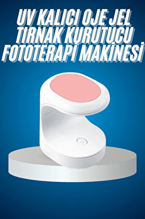 Kalıcı Oje Kurutucu Uv Led Teknolojisi Taşınabilir Mini Tırnak Kurutucu