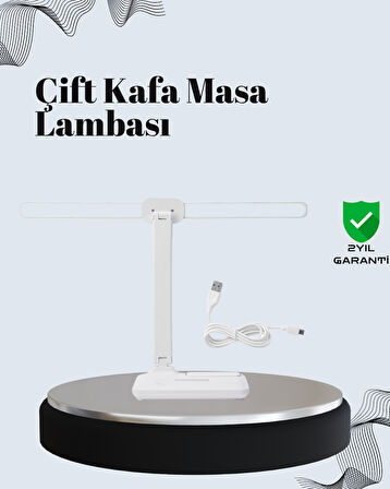 Ayarlanabilir Açıya Sahip Masa Lambası | Kademeli Işık Seviyesi, Ve Kompakt Tasarım