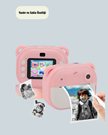 Termal Baskılı Hd Şipşak Kamera 24Mp Çift Lensli 32Gb Hafızalı