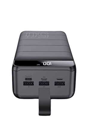 Çoklu Şarj Girişi 50.000 Mah Taşınabilir Dijital Göstergeli