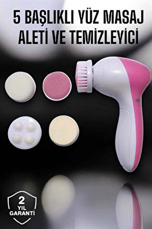 5 Fonksiyonlu Kablosuz Yüz Temizleme Cihazı Ile Derinlemesine Cilt Bakımı