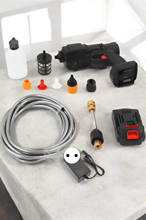 Yeni Nesil Araç Yıkama Şarjlı Tabancası Basınçlı Su Hazneli