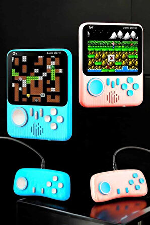 El Atarisi 3.5 Inç Ekran Çift Konsol 666 Adet Oyun Gamepad