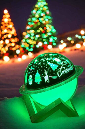 Hava Nemlendirici Masa Ve Gece Lambası Usb Projeksiyon Aromaterapi