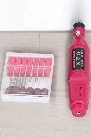 Protez Tırnak Manikür Ve Pedikür Seti Elektrikli