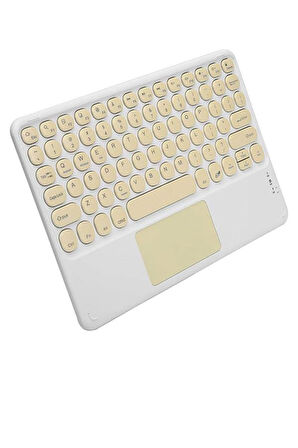 Touchpad Uyumlu Bluetooth Klavye Slim Kablosuz Wifi Q Klavye