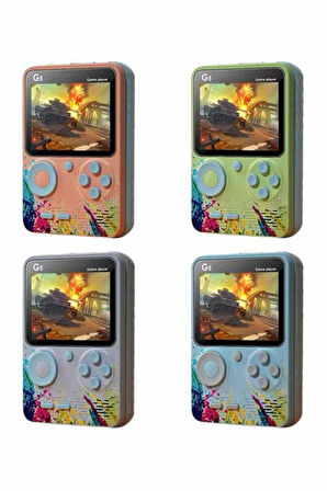 Game Box Mini 500 Adet Oyun Taşınabilir Oyun Konsolu