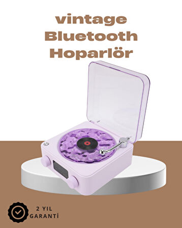 360° Sesli Kablosuz Hoparlör – Tasarım Ve Projektör Işığı