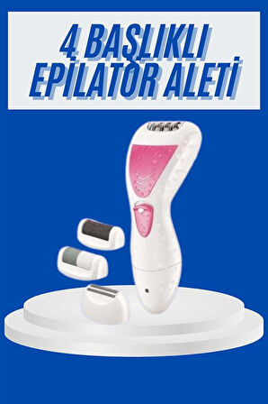 Profesyonel 4In1 Çok Amaçlı Epilasyon Aleti Şarjlı Pratik Taşınabilir